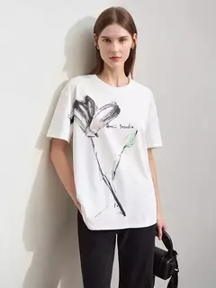 Blusa Holgada de Algodón AMII – Diseño Minimalista