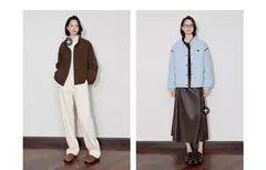 TOYOUTH-abrigo grueso de algodón para mujer, chaqueta elegante con empalme de Color contrastante y cuello de solapa de manga larga para invierno 2024