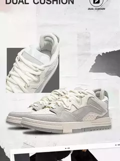 Li-ning-zapatillas de Skateboarding para hombre, calzado deportivo de doble cojín, cómodo, usable, estilo de vida clásico, 001 BTC, AECU029 - Eleganzie