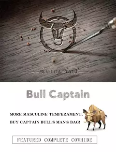 Bullcaptain-tarjetero para hombre, billetera con bloqueo RFID, caja de aluminio protegida, billeteras de cuero con Clip para dinero, tarjetero en internet