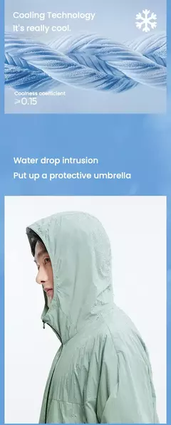 Semir chaqueta de protección solar para hombre, ligera, sensación fresca, Triple protección, Top con capucha, nueva chaqueta de verano 2025 para exteriores - online store