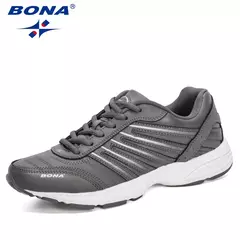 BONA 2023 nuevos diseñadores calzado atlético cómodo para hombre zapatos deportivos antideslizantes y transpirables para exteriores zapatillas ligeras para hombre - Eleganzie