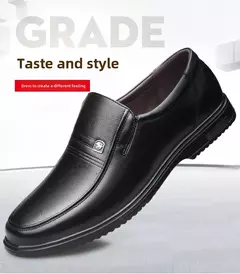 Zapatos de cuero genuino, mocasines para Hombre, zapatos de cuero informales de negocios, mocasines suaves clásicos, zapatos planos transpirables para Hombre en internet