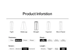TOYOUTH, pantalones informales para mujer, primavera 2025, nuevos pantalones largos de algodón de pierna ancha rectos ajustados de cintura alta, color blanco - comprar en línea