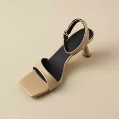 FEDONAS-Sandalias de tacón alto fino para mujer, zapatos de piel auténtica con correa en el tobillo, elegantes, básicos, para fiesta y oficina, novedad de verano - online store