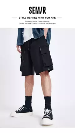 Semir-Pantalones informales de longitud media para hombre, pantalón holgado, ligero y fresco, con costura de cinco pulgadas, novedad de verano 2024 on internet
