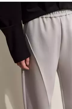 AMII minimalismo 2024 primavera nuevo Arco Split pantalones casuales de las mujeres de cintura alta pantalones de plátano básico femenino pantalones sueltos 12421059 - Eleganzie