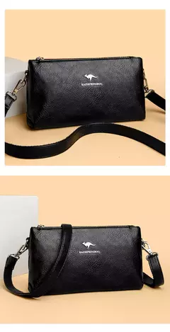 Imagen de Bolsos de hombro tipo bandolera de piel sintética de alta calidad para mujer, bolsos de lujo para madre 2025, bolso de mano tipo mensajero para mujer, bolso de mano de dos capas