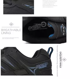 BONA-Zapatillas deportivas transpirables para hombre, calzado Popular para correr al aire libre, cómodo, nuevo diseño, envío gratis