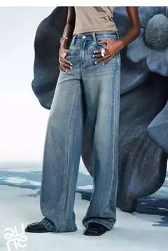 TOYOUTH, pantalones vaqueros de mezclilla para mujer, primavera 20220, nueva pierna ancha de acetato, cintura media baja, pantalones de pierna ancha rectos ajustados en internet