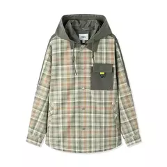 Semir prendas de vestir exteriores para hombre 2024 primavera nuevo Patchwork contraste Color a cuadros Top desmontable con capucha de moda - buy online
