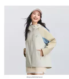 Chaqueta Semir para mujer, resistente al viento, impermeable, nueva ropa de abrigo protectora de primavera, versátil a la moda para ir al trabajo, 2025