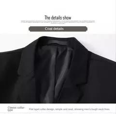 Trajes de hombre para boda, alta calidad, 3 piezas, conjunto elegante de 2 trajes, Blazers clásicos de lujo, chaquetas, chaleco, pantalones, ropa Formal 2024