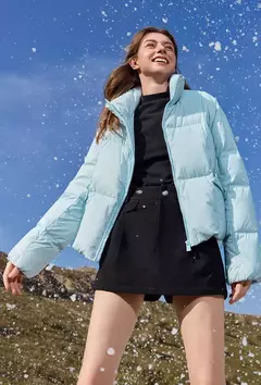 TOYOUTH-abrigo de plumón para mujer, chaqueta informal con cremallera y cuello levantado, plumón de pato blanco 20224, otoño e invierno, 90% en internet