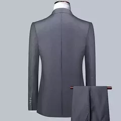 Traje de negocios de moda para hombre, Blazer, chaleco y pantalones, informal, Formal, profesional, Boutique, para boda, 3 piezas, M-6XL, 2024 - buy online
