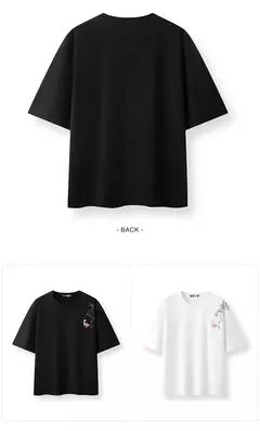 Semir-Camiseta de manga corta con estampado bordado para hombre, Top holgado de media manga con sensación fresca de verano para aspecto informal y elegante, 2025 - buy online