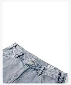 SIMWOOD 2025 Primavera Verano nuevos pantalones vaqueros sueltos relajantes para hombres pantalones vaqueros Cargo de tela de 11oz