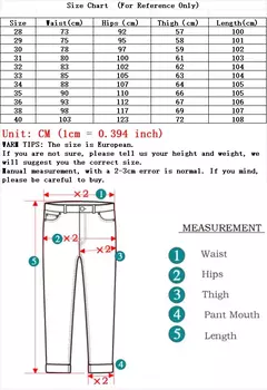 Nueva ropa de trabajo clásica para hombre, pantalones vaqueros de negocios de alta calidad, pantalones vaqueros elásticos rectos informales a la moda, ropa de marca masculina - Eleganzie