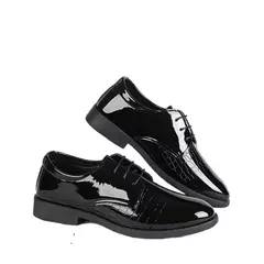 Zapatos de cuero para hombre, calzado Formal de negocios, a la moda, estilo coreano, informal, juvenil, versátil - Eleganzie