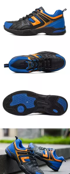 BONA, recién llegado, zapatos de tenis de estilo clásico para hombre, zapatillas de entrenamiento para correr al aire libre, zapatos atléticos con cordones para hombre - Eleganzie
