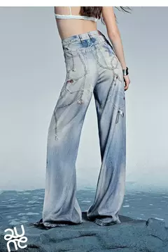 TOYOUTH Mujer Denim Jean 2025 Primavera Nuevos pantalones largos 8518053 - Eleganzie
