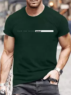 Camiseta estampada de manga corta con cuello redondo de verano para hombre, camiseta cómoda informal, ropa de moda para hombre, camisetas gráficas - comprar en línea