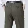 MRMT 2025, nuevos pantalones informales para hombres de mediana edad y mayores, pantalones sueltos rectos de algodón, pantalones finos y gruesos para hombres on internet