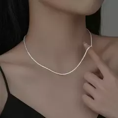 Gargantilla de Plata 925 con Colgante Brillante – Lujo Minimalista y Ligero - comprar en línea