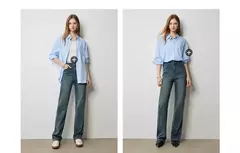 TOYOUTH-pantalones vaqueros de mezclilla para mujer, Vaqueros largos de cintura alta con forma de pera lavada a la piedra, novedad de otoño, 2024
