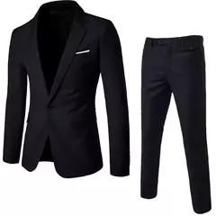 Trajes para boda para hombre, conjunto elegante de 3 piezas, 2 chaquetas, chaleco, pantalones, Blazers de lujo, traje Formal, moda clásica, traje completo 2025 - buy online
