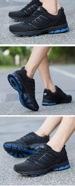BONA, nuevo estilo, zapatos para correr para hombre, zapatillas para correr al aire libre, zapatillas de senderismo, zapatos atléticos con cordones, cómodos, ligeros y suaves