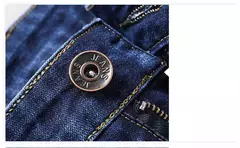 Pantalones de negocios clásicos de talla grande 28-46 para primavera y otoño, pantalones vaqueros informales a la moda de marca para hombre, pantalones vaqueros rectos elásticos - online store