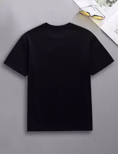 Camiseta estampada de cuello redondo de manga corta de verano para hombre, camiseta cómoda informal - buy online