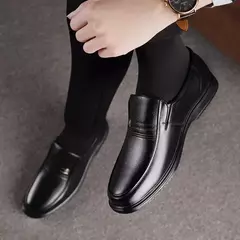 Zapatos de cuero genuino, mocasines para Hombre, zapatos de cuero informales de negocios, mocasines suaves clásicos, zapatos planos transpirables para Hombre en internet