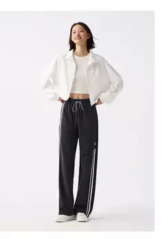 Pantalones informales Semir para mujer, pantalones individuales de pierna ancha asimétricos con contraste de Color, pantalones largos texturizados que alargan las piernas de primavera - tienda en línea