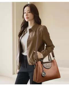 VANDERWAH, bolsos de diseño de 3 capas para mujer, bolsos de hombro tipo bandolera de diseñador de lujo, bolso de mano informal de cuero PU de alta calidad para mujer