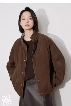 TOYOUTH-abrigo grueso de algodón para mujer, chaqueta elegante con empalme de Color contrastante y cuello de solapa de manga larga para invierno 2024 en internet
