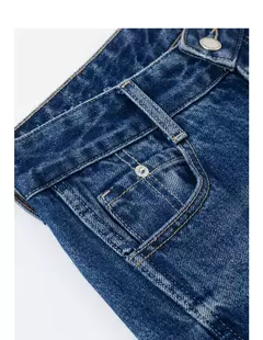 Imagen de TOYOUTH-pantalones vaqueros de pierna ancha para mujer, Vaqueros largos de tiro alto con abertura, diseño perezoso, Otoño, 2024
