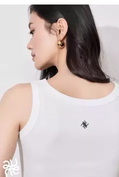 TOYOUTH mujeres camisetas sin mangas 2025 primavera nuevo Color contrastante cintura delgada chaleco sin mangas