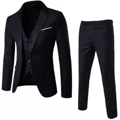 Trajes de boda para hombres Blazers 3 piezas boda negocios 2 conjuntos chaleco pantalones abrigos chaquetas clásicas completas de lujo formales - Eleganzie