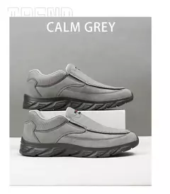 Zapatos informales de cuero para hombre, mocasines transpirables, zapatillas de deporte para hombre, calzado plano de cuero cómodo, zapatillas de deporte para hombre 2024 - Eleganzie