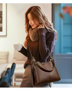 Bolsos de mano con asa superior para mujer, bolso de piel sintética de alta calidad, bolso de hombro tipo bandolera para mujer, bolso informal mediano KAIDIFEINIROO 2025