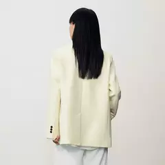 Imagen de Semir-Chaqueta de longitud media para mujer, suéter de Color liso que combina con todo, traje informal a la moda, novedad de otoño, 2023