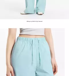 Semir pantalones casuales para mujer que absorben la humedad ajuste relajado pierna ancha 2025 nuevo verano sensación fresca protección solar pantalones largos - Eleganzie
