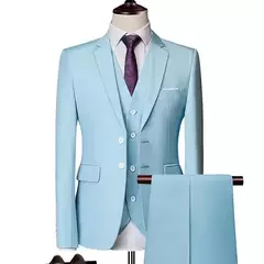 Trajes para boda para hombre, conjunto elegante de 3 piezas, 2 chaquetas, chaleco, pantalones, Blazers de lujo, traje Formal, moda clásica, traje completo 2025 - buy online