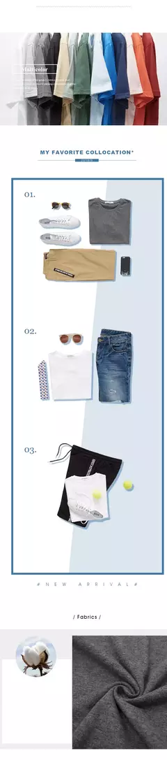 Metersbonwe Camiseta de manga corta para hombre, algodón puro perenne, camisetas monocromáticas informales, camisetas de gran oferta - Eleganzie