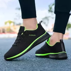 Zapatillas de correr para hombre y mujer, zapatos deportivos ligeros, clásicos, de malla, transpirables, informales, mocasines de moda - Eleganzie