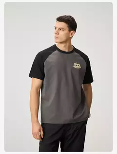 SIMWOOD 2025 novedad de verano 240gsm sensación fresca Sorona camisetas de tela hombres de gran tamaño manga raglán deportes atléticos gimnasio entrenamiento Tops