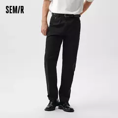 Semir pantalones casuales hombres 2024 primavera nuevo urbano diario Simple desplazamientos pantalones largos - online store