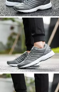BONA 2023 nuevos diseñadores calzado atlético cómodo para hombre zapatos deportivos antideslizantes y transpirables para exteriores zapatillas ligeras para hombre